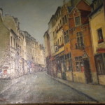 Peinture d'une rue de ville